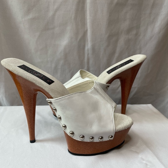 SOLD DEADSTOCK Pleaser Delight 601-12 Platform Stiletto Heels Size 9 - Picture 4 of 9